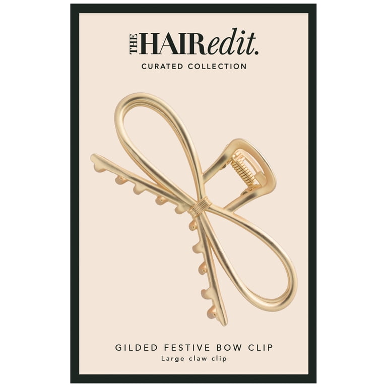 Gold Bow Claw Clip photo 2