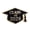 33, variant on Unique 2026 Year Graduate Cap Lapel Pin Zn Alloy Classical Brooch With Vibrant Enameled Design