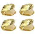 thumbnail image 4 of 4pcs Gold Plated Hip-hop Teeth Braces Hip Hop Single Teeth Grill Caps for Adults, 4 of 8
