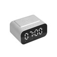 thumbnail image 1 of Radio Reloj Despertador Con Altavoz Bluetooth Relojes Despertadores Batería De Respaldo De Cabecera Y Alimentación De Red Utilizado Como Cargador Inalámbrico Y Cargador Usb Pantalla De Espejo Led Advancent HA025271-02, 1 of 5