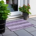 thumbnail image 6 of Addison Rugs Chantille Indoor/Outdoor Transitional Stripes Purple Washable Rectangle Rug, 1'8" x 2'6", 6 of 6