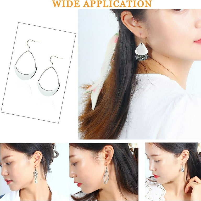 1650pcs Earring Making Posts Earring Hooks Eye Pin Titanium Earring Post