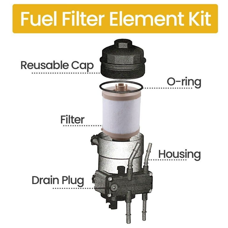 Fl 2016 Motorcraft Oil Filter Ford 6.0L Powerstroke Diesel HFCM Water In Fuel (WIF) Drain Plug Replacement For 2003-2007 F-Series Trucks Water In Fuel Wif Drain Plug For 03-07 F250 F350 - Foto 9