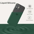 thumbnail image 3 of iPhone 11 Case, Phone Case iPhone 11, Soft Silicone Gel Cute Heart Design Shockproof Protective Bumper Drop Protection Girls Women Boys Men iPhone 11 6.1" 2019 Cover, Deep Green, 3 of 14