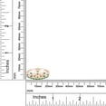 thumbnail image 6 of AFFY Simulated Multi Stone Mulan Princess Style Engagement Crown Ring In 14k Rose Gold Over Silver-14, 6 of 6