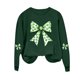 thumbnail image 4 of RKSTN St Patrick's Day Sweatshirt for Women Oversized Crewneck St Paddy's Day Irish Luckys Shamrocks Graphic Print Sweatshirts Top Womens Casual Plus Size Round Neck Loose Long Sleeve T Shirts, 4 of 5