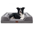 thumbnail image 1 of Cama para perros Comfort Expression, espuma ortopédica impermeable, color gris, 1 of 6
