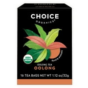 Choice Organics Oolong Tea, Contains Caffeine, Oolong Tea Bags, 16 Count