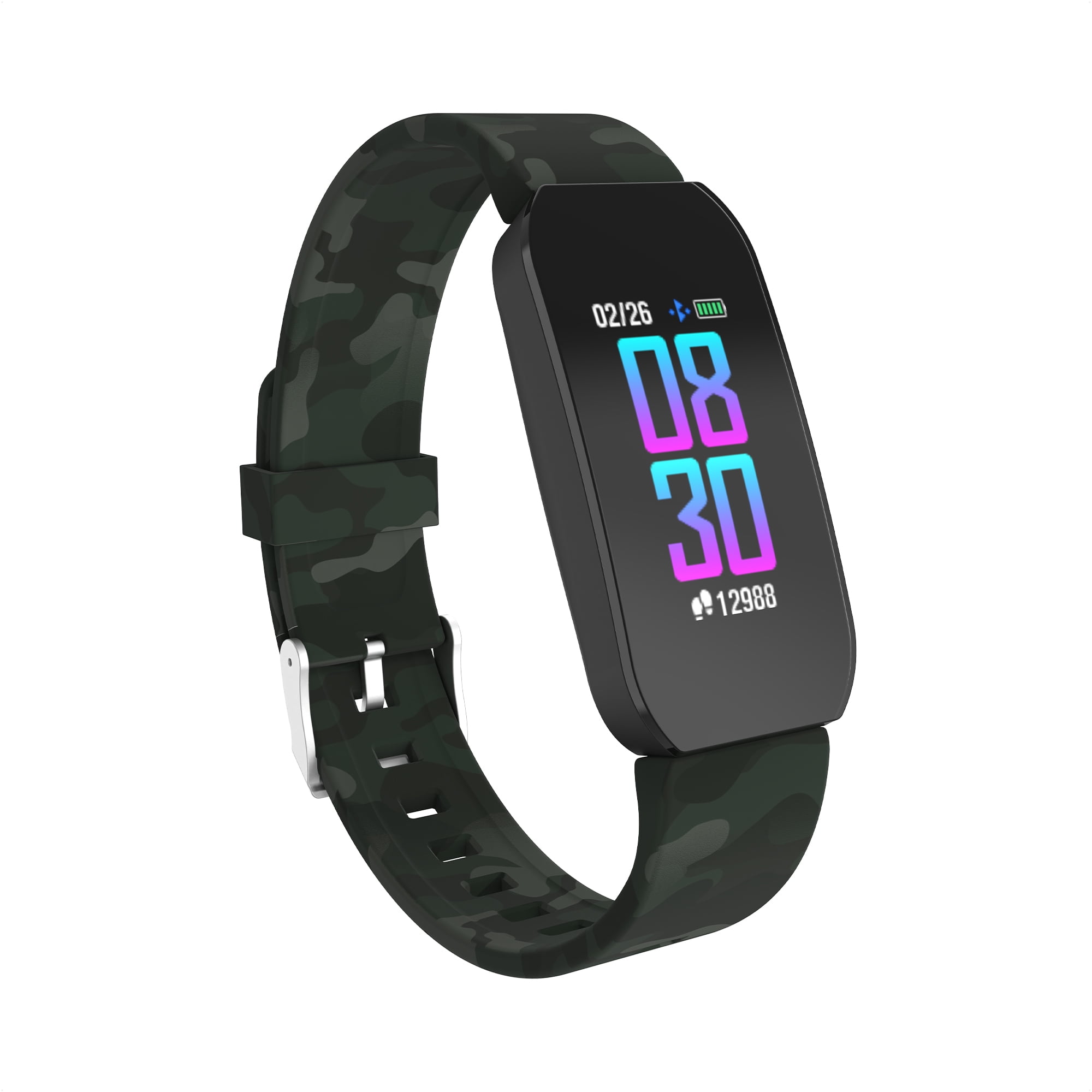 iTech Active Smartwatch Fitness Tracker, Heart Rate, Step Counter