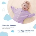 thumbnail image 3 of Saco de dormir para bebés ZIGJOY Shark-Fin, 1 tog, 3-6 m, 3 of 6