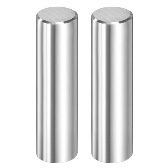 Uxcell 2 Pcs 16 mm x 70 mm Dowel Pins, 316L Stainless Steel Cylindrical Dowel Pins Shelf Support Peg Pin Rod Fasten Elements Metal Shelf Pegs Silver Tone