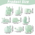 thumbnail image 3 of Creative Small Animal Ceramic Vase Celadon Cute Desktop Ornament Hydroponic Green Plant Vase, 3 of 6