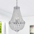 thumbnail image 2 of Warehouse of Tiffany Uanah 6-Light Crystal Chrome Chandelier, 2 of 2