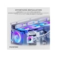 thumbnail image 2 of Phanteks Glacier One 360D30 X2 AIO Liquid CPU Cooler, Evolv X2-Design Cap Design, 3x Performance D30-120 D-RGB Fans, for Intel LGA 1851, 1700, 1200, 115x and AMD AM4/AM5 sockets, White, 2 of 6