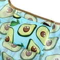 thumbnail image 4 of Wrapables Large & Small Foldable Tote Nylon Reusable Grocery Bags, Set of 2, Avocado, 4 of 5