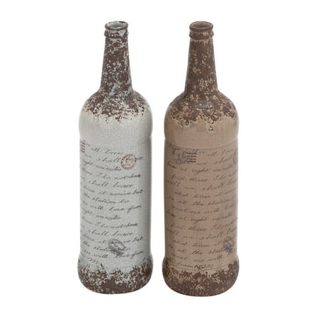 Style Ceramic Vase - Ceramic Vase With Natural Polish And Texture 2 Assorted