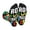 2 Black-2, variant on I Love With Autism Unisex Crew Socks Lightweight Breathable Ventilation Ankle Socks, Mid-calf socks for Daily