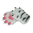 thumbnail image 4 of HeroNeo Women Winter Gloves Cartoon Tiger Paw Shape Warm Thicken Gloves Knit Mittens Furry Cuff Gloves for Girlfriend Presents, 4 of 10