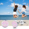 thumbnail image 2 of TANGPOET Sterling Silver Earring 925 Opal Round Female Ear Studs Birthstone Gift for Women, 2 of 7