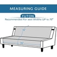 thumbnail image 2 of Pet Sofa Cover Non-Slip Elastic Band Waterproof Sofa Cover (Futon, Sage/Beige), 2 of 6