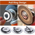 thumbnail image 4 of 2Pcs Angle Grinder Flange Nuts with 5/8-11 Inch Thread, Quick Change Grinder Flange Locking Nut Metal Angle Grinder Nut for Replacement/Fixing Cutting Discs, 4 of 7