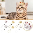 thumbnail image 2 of Lttoisl Sparkling Alloy & Rhinestone Pet Crown, Adjustable Gold Silver Electroplated Tiara for Small Dogs Cats, Birthday Wedding Photo Prop Costume, 2.36 Inch Diameter, 2 of 8