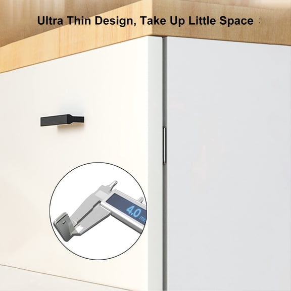Magnetic Cabinet Locks for Baby Proofing – Hidden Adhesive Safety Locks for Cabinets & Drawers, No-Drill Child Safety Latches