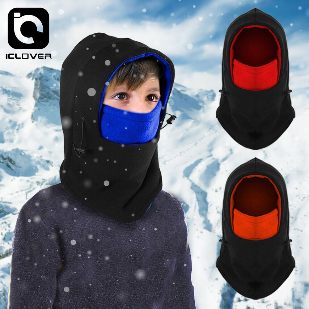 Full Face Mask Balaclava Ski Outdoor Winter Thermal Fleece Neck Warm Windproof a 