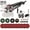 4m Cord Variable Speed Practical Pack, variant on Corded Angle Grinder, Plug-In Industrial Grinding & Polishing Tool for Metal & Stone Processing
