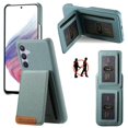 thumbnail image 1 of For Samsung Galaxy A16 4G 5G Case RFID Blocking Card Holder Litchi Texture Leather Back Cover - Midn, 1 of 5