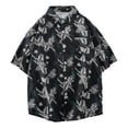 thumbnail image 4 of Hvogkswy Hawaiian Shirt for Men Trendy Print Short Sleeve Lapel Shirts Loose Casual Beach Vaction Button Up Shirt, Gifts for Men, 4 of 4
