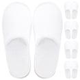 thumbnail image 1 of 5 pares de zapatillas desechables zapatillas de spa hotel hotel zapatillas para mujeres hombres, 1 of 6