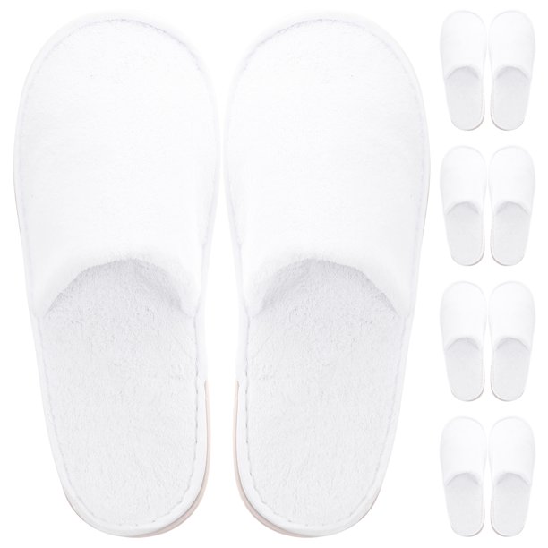 5 pares de zapatillas desechables zapatillas de spa hotel hotel zapatillas para mujeres hombres