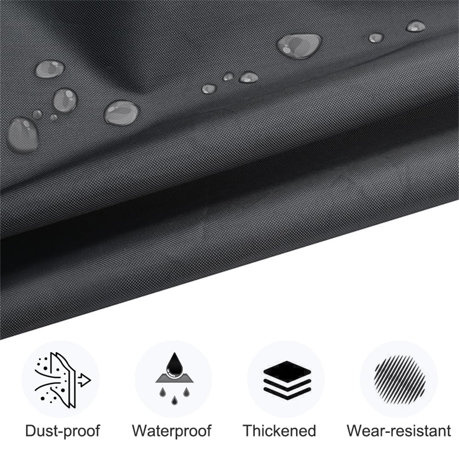 Waterproof Outdoor Cushion Storage Bag|Extra Large Zippered Protective Cover with Handles for Patio Furniture, Multiple Sizes Available for Chairs, Sofas, & Pillows