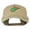Khaki, variant on West Virginia State Map Embroidered Washed Cotton Cap - Olive Green OSFM
