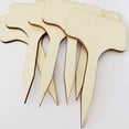 thumbnail image 4 of Qarigey 50 piezas de pintura, suministros de tablero de madera, marcador de jardín, etiqueta de señal de Memo para boda, cocina, restaurante, Bar, Accesorios de disfraces Qarigey AP010803-00, 4 of 6