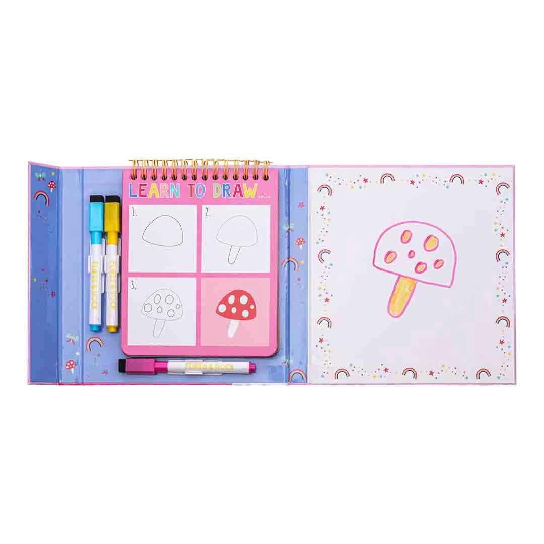 Floss & Rock Rainbow Fairy Learn to Draw Sketchbook for 3 Ages and Up, 7.28-inch Length, Learning Materials