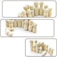 thumbnail image 5 of 50 muñecos de madera con clavijas, figuras de madera con clavijas, personas sin terminar, muñecos con clavijas para manualidades, 5 of 5