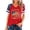 02Red, variant on Women's American Flag V-Neck T-Shirt, 4th of July Independence Day Patriotic Graphic Tee, Soft Short Sleeve Casual Summer Tops, S-3XL
