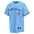 thumbnail image 2 of Men's Toronto Blue Jays Nike Powder Blue Alternate Replica Team Jersey, 2 of 2