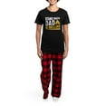 thumbnail image 4 of CafePress - Stand Back Dad Is Grilling Pajamas - Women's Short Sleeve Print T-Shirt and Pants Dark Cotton Pajama Set, 4 of 7
