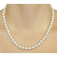 thumbnail image 3 of 14K Gold 7.0-7.5mm Japanese Akoya White Cultured Double Strand Pearl Necklace - AAA Quality, 17-18", 3 of 7