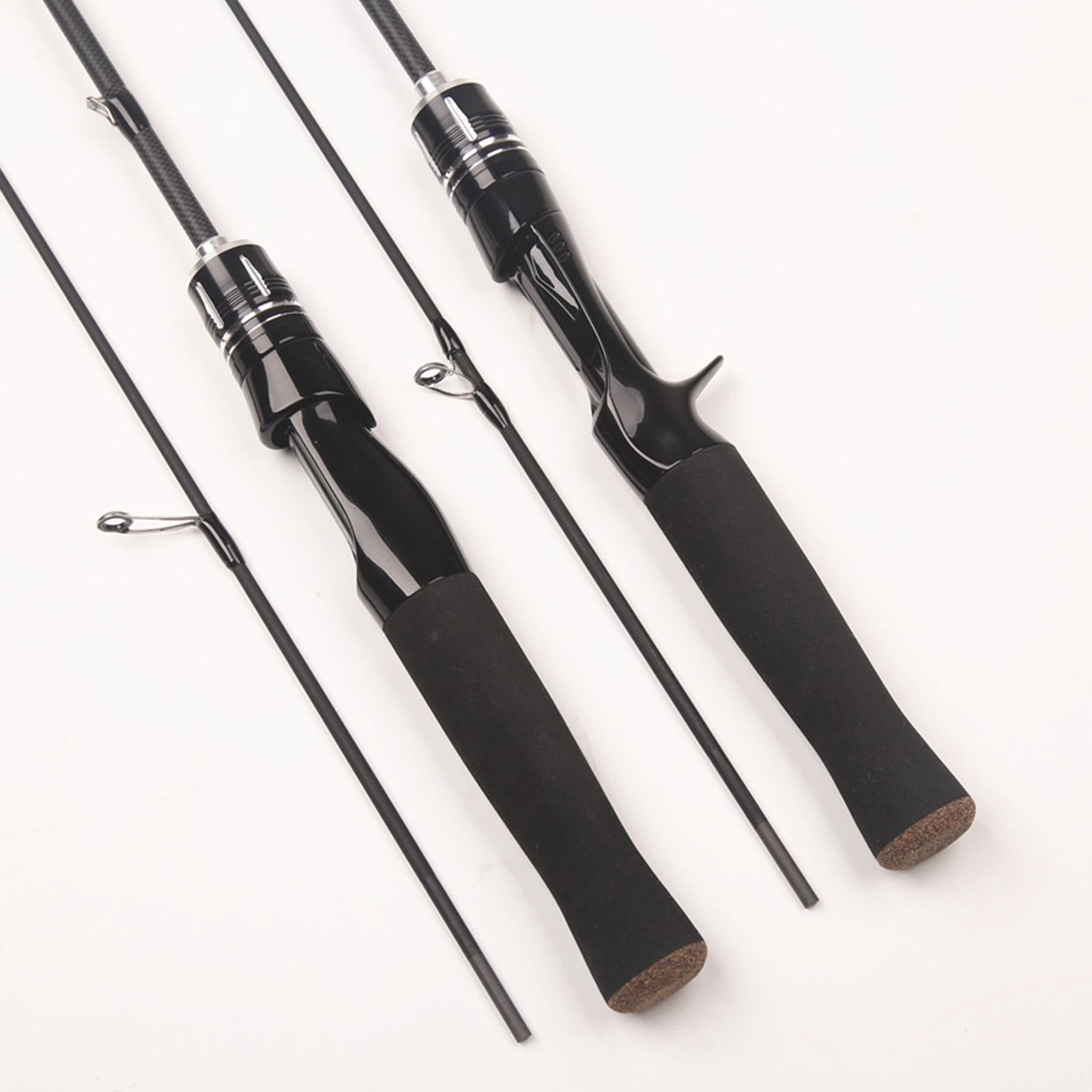 Carbon Fishing Rod Single Piece Light Weight Portable UL Fishing Rod Ergonomic Grip for Creek Environments