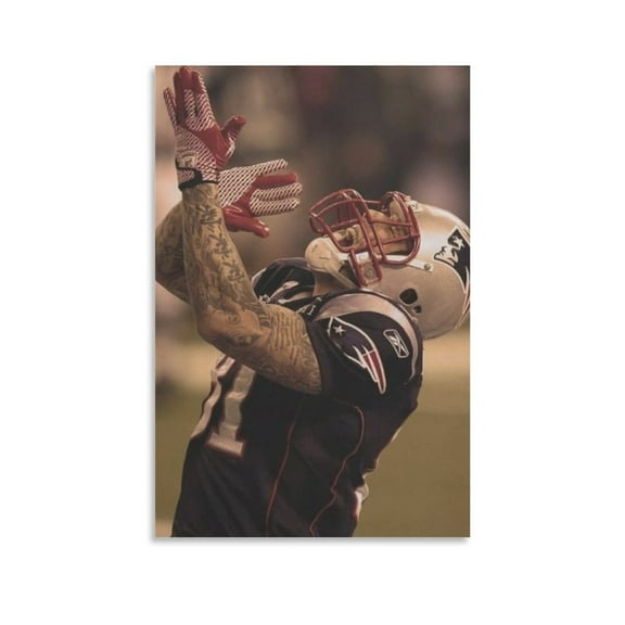 Aaron Hernandez Canvas Poster Home Decor Poster Wall Art Hanging Picture Print Bedroom Decorative Painting Posters Room Aesthetic 08x12inch(20x30cm)