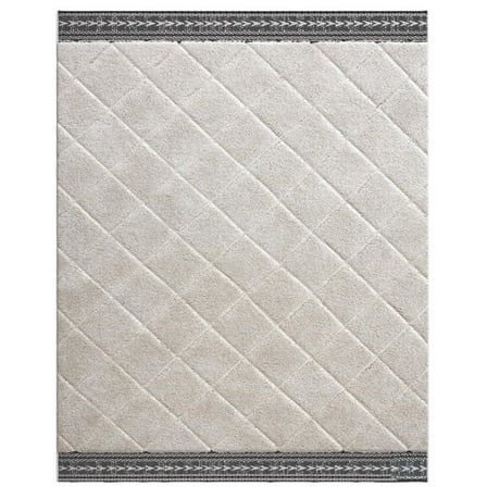 Denali Bijou Cream Polypropylene Tufted Area Rug