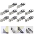 thumbnail image 2 of 10pcs Stainless Steel Angle Code Corner Braces Trapezoid Angle Shelf Brackets, 2 of 8