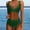 Green, variant on MKLEKYY Cover Ups for Swimwear Women Swimsuit Print Split Bikini Swimsuit Two Piece Women's Sexy Beachwear Swimwears Tankinis Set Swimwears Tankinis Set
