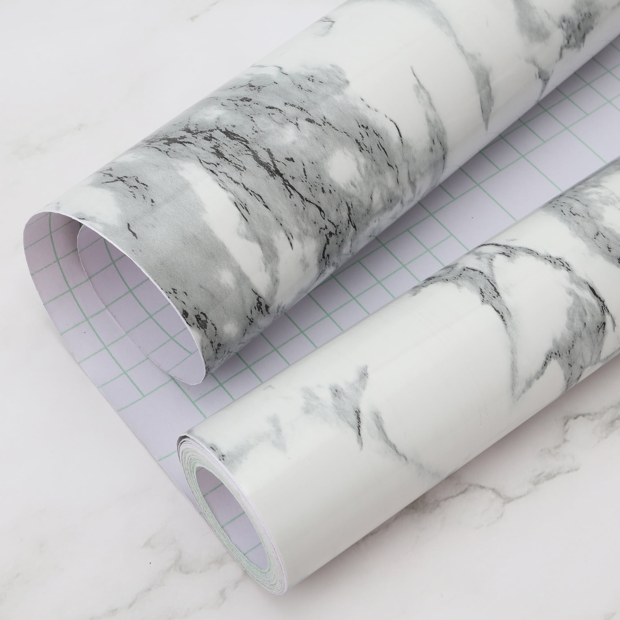 NK HOME Self Adhesive Wallpaper, PVC Marble Effect Removable Contact Wallpaper Self Adhesive