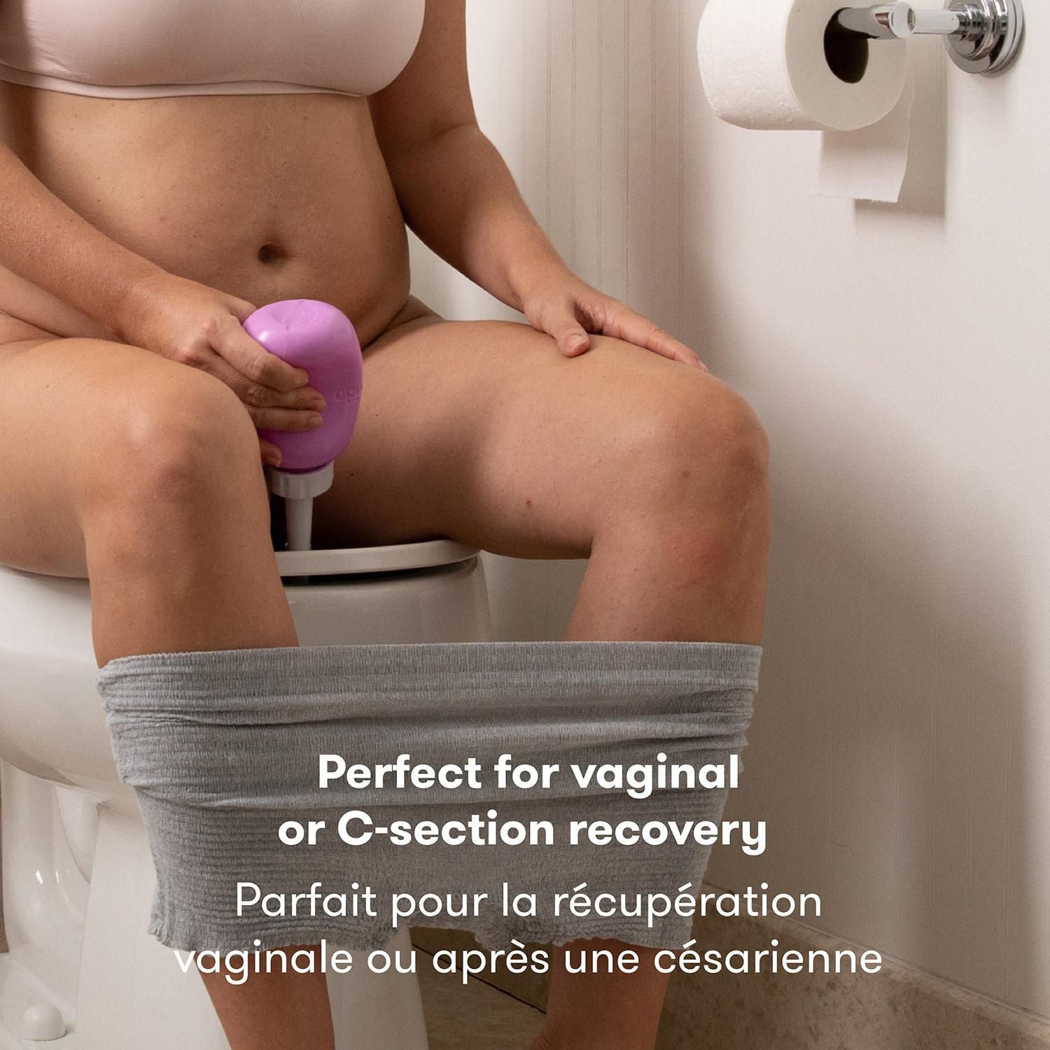 Frida Mom - Upside Down Peri Bottle - Postpartum Recovery - The Original Fridababy MomWasher for Perineal Recovery and Cleansing After Birth - Hospital Bag Essential, Newborn Baby, Cleansing after Bir, 1 Peri Bottle