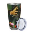 thumbnail image 2 of Rocae butterflies and floral for 20 Ounces Stainless Steel Insulted Tumbler Car Cup Drink Mug Inspirational Graduate Present-Without Straw, 2 of 8